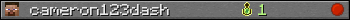 cameron123dash userbar 350x20