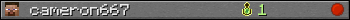 cameron667 userbar 350x20