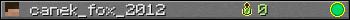 canek_fox_2012 userbar 350x20