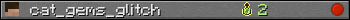 cat_gems_glitch userbar 350x20