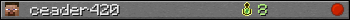 ceader420 userbar 350x20