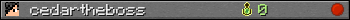 cedartheboss userbar 350x20