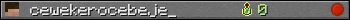 cewekerocebeje_ userbar 350x20