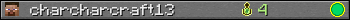 charcharcraft13 userbar 350x20