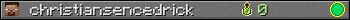 christiansencedrick userbar 350x20