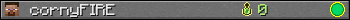 cornyFIRE userbar 350x20