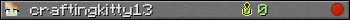 craftingkitty13 userbar 350x20