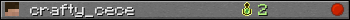 crafty_cece userbar 350x20