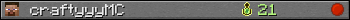 craftyyyMC userbar 350x20