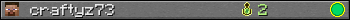 craftyz73 userbar 350x20