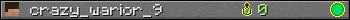 crazy_warior_9 userbar 350x20