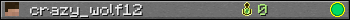 crazy_wolf12 userbar 350x20