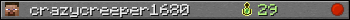 crazycreeper1680 userbar 350x20