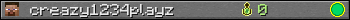 creazy1234playz userbar 350x20