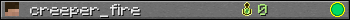 creeper_fire userbar 350x20