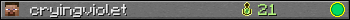 cryingviolet userbar 350x20