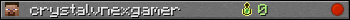 crystalvnexgamer userbar 350x20