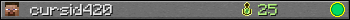 cursid420 userbar 350x20