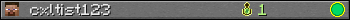 cxltist123 userbar 350x20