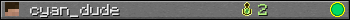 Benutzerleisten 350x20 für cyan_dude