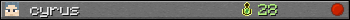 cyrus userbar 350x20