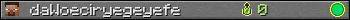 daWoeciryegeyefe userbar 350x20