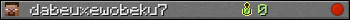 dabeuxewobeku7 userbar 350x20