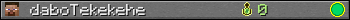 daboTekekehe userbar 350x20