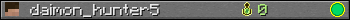 daimon_hunter5 userbar 350x20