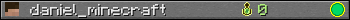 daniel_minecraft userbar 350x20