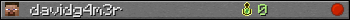 davidg4m3r userbar 350x20