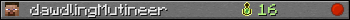 dawdlingMutineer userbar 350x20