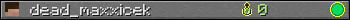 dead_maxxicek userbar 350x20