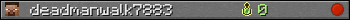 deadmanwalk7883 userbar 350x20