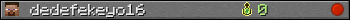 dedefekeyo16 userbar 350x20