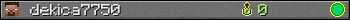 dekica7750 userbar 350x20
