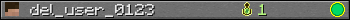 del_user_0123 userbar 350x20