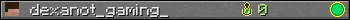 dexanot_gaming_ userbar 350x20