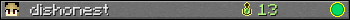 dishonest userbar 350x20