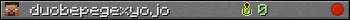 duobepegexyojo userbar 350x20