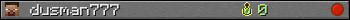 dusman777 userbar 350x20
