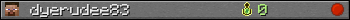 dyerudee83 userbar 350x20