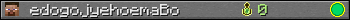 edogojyehoemaBo userbar 350x20