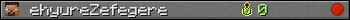 ehyureZefegere userbar 350x20