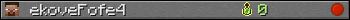 ekoveFofe4 userbar 350x20