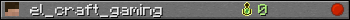 el_craft_gaming userbar 350x20