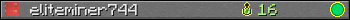 eliteminer744 userbar 350x20