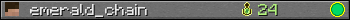 Юзербар 350x20 для emerald_chain
