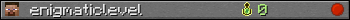 enigmaticlevel userbar 350x20