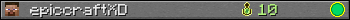 epiccraftXD userbar 350x20